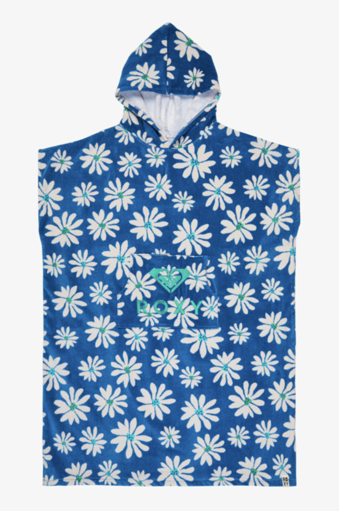 Poncho Roxy Stay Magical Printed - Coconut Milk Flower Soul