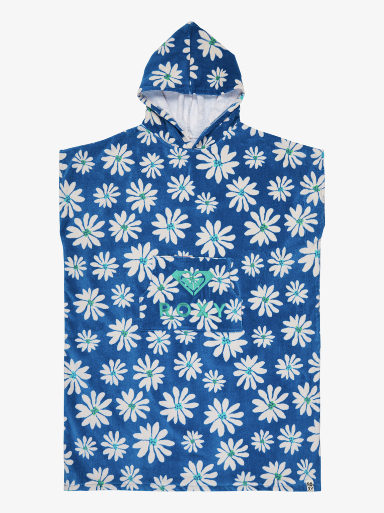 Toalla Poncho Roxy Stay Magical Printed - Coconut Milk Flower Soul