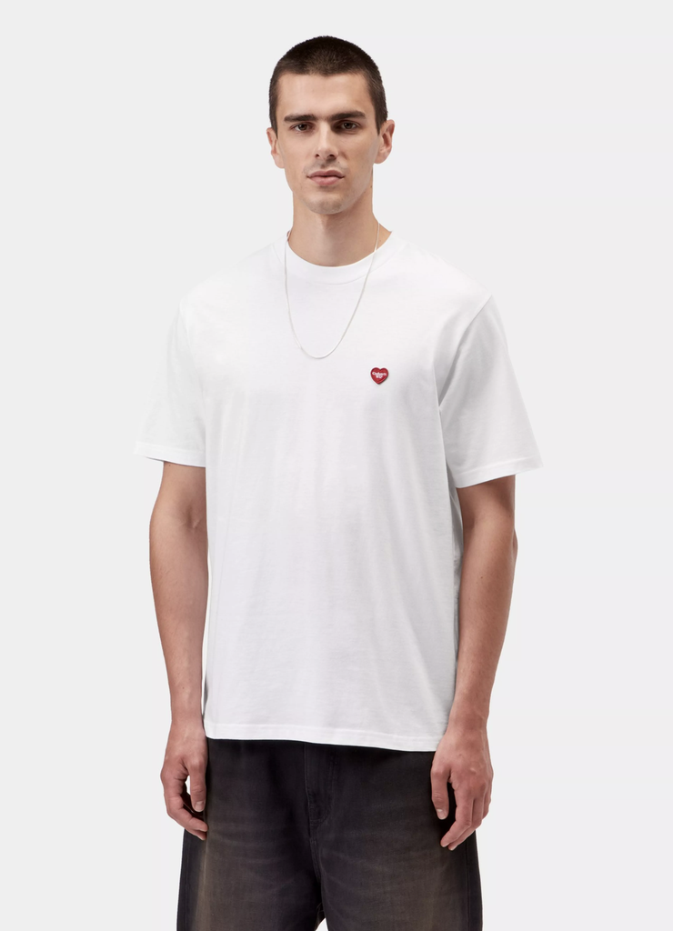 Camiseta Carhartt WIP Small Heart - White/Red