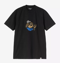 Camiseta Carhartt WIP Slingshot - Black (Heavy enzyme wash)