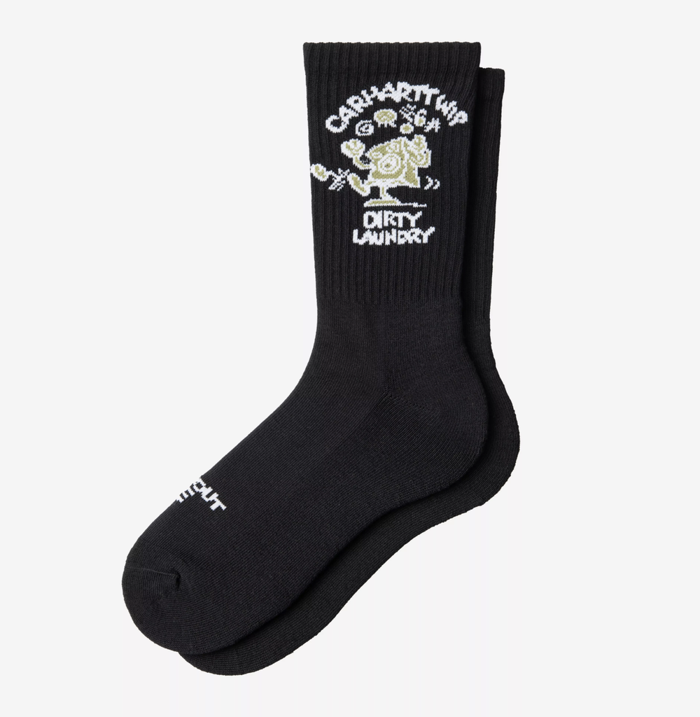 Calcetines Carhartt WIP Dirty Laundry - Black
