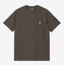 Camiseta Carhartt WIP Chase - Shungite/Gold
