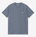 Camiseta Carhartt WIP Chase - Icesheet/Gold
