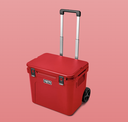 Nevera Portátil con Ruedas Yeti Roadie 60 - Rescue Red