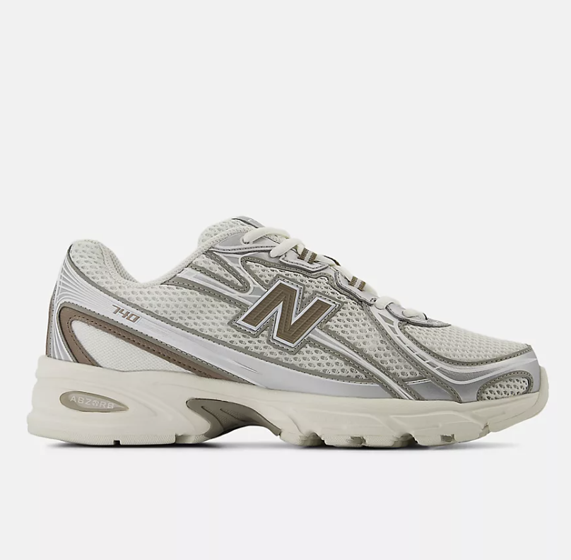 Zapatillas New Balance 740MU2 - SEA SALT & Silver Metall