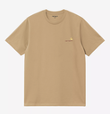 Camiseta Carhartt WIP American Script - WIP Dusty H