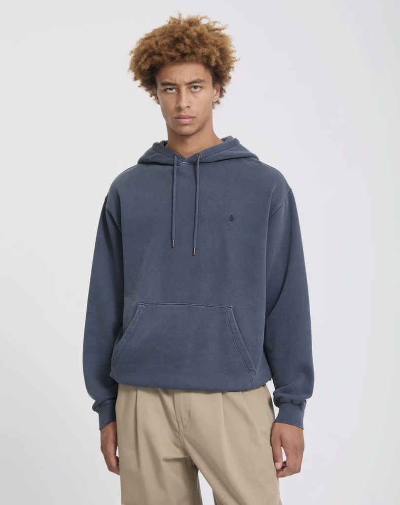 Sudadera Con Capucha Volcom Single Stone - Storm Blue