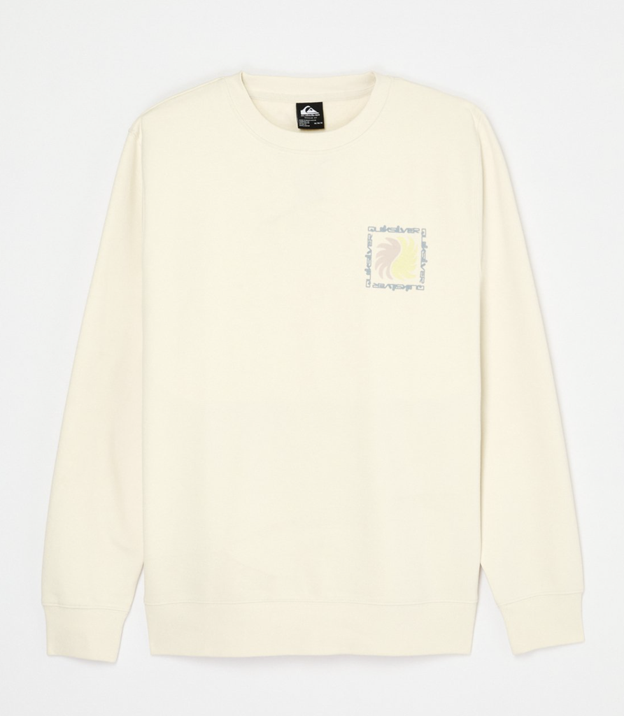 Sudadera Quiksilver Vibes Crew - Bone (weg0)
