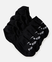Calcetines Rip Curl Invisibles (Pack de 5)  - Black