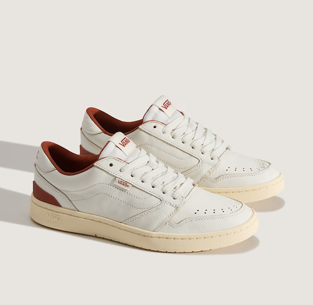 Zapatillas Vans Court Low - Marshmallow/Burgundy