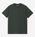 Camiseta Carhartt WIP Script - Dark Scarab/Palisander
