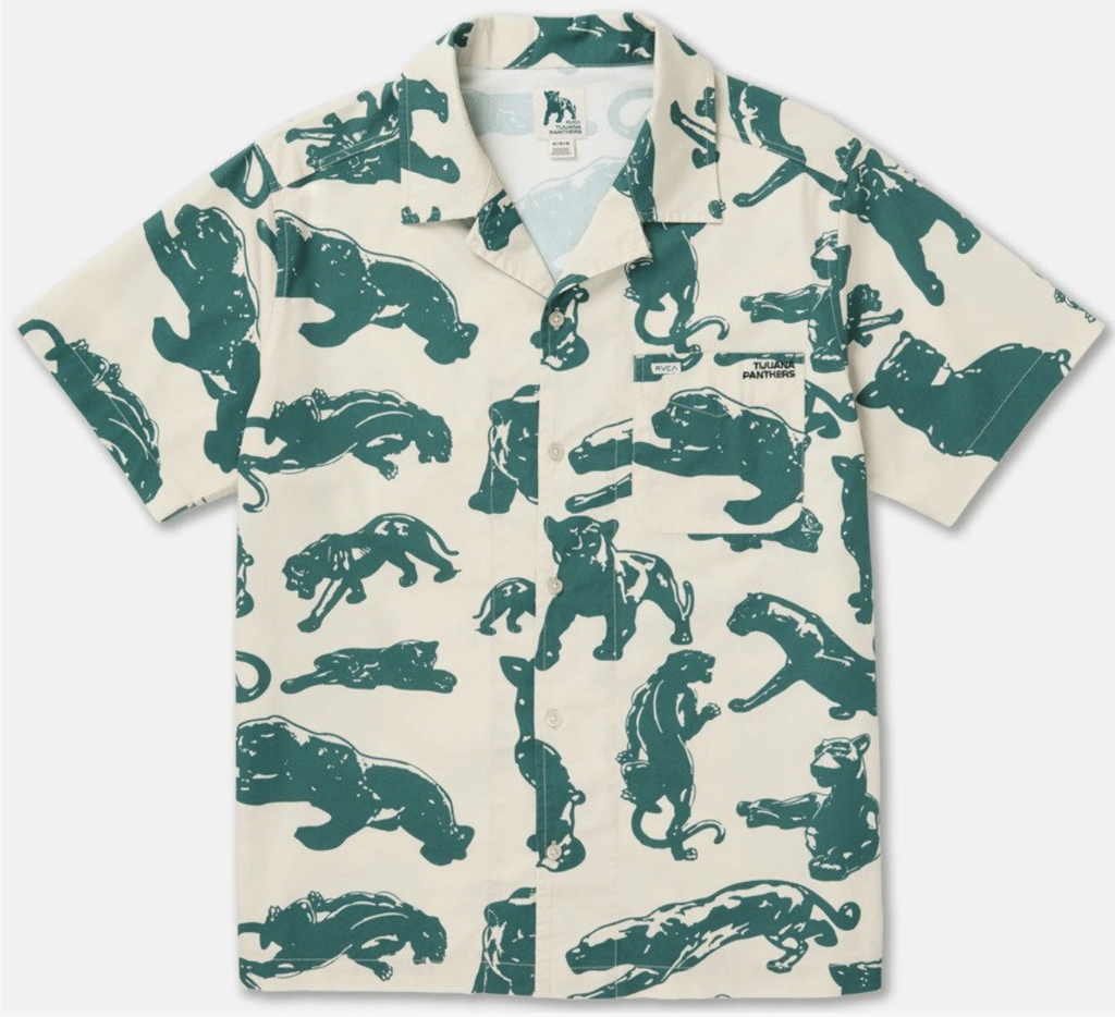 Camisa RVCA Tjp All Over - Ceramic