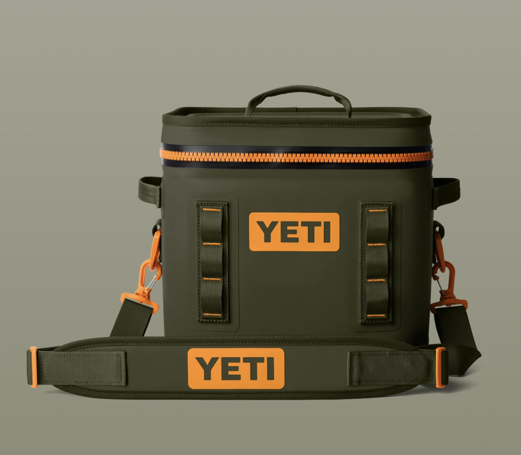 Nevera Portátil Yeti Hopper Flip 12 - Olive/King Crab Orange