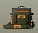 Nevera Portátil Yeti Hopper Flip 12 - Olive/King Crab Orange