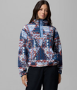 Polar con Media Cremallera Columbia Helvetia Printed Crooped - Rainy Day