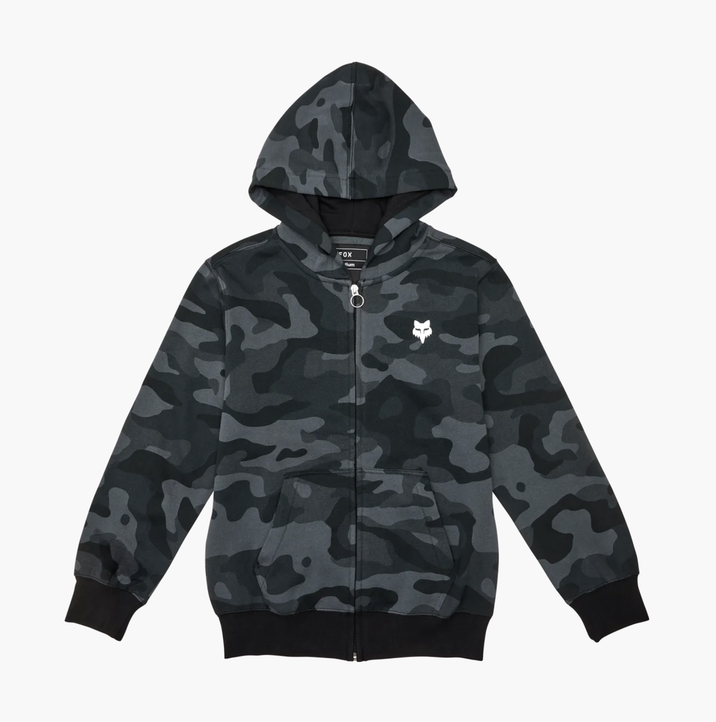Sudadera con Cremallera Fox Head Camo - Black Camo (blk cam) [Niño]