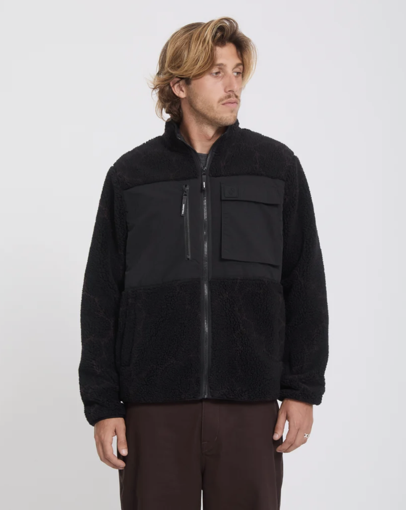 Chaqueta Polar Volcom Storm Stone - Raisin