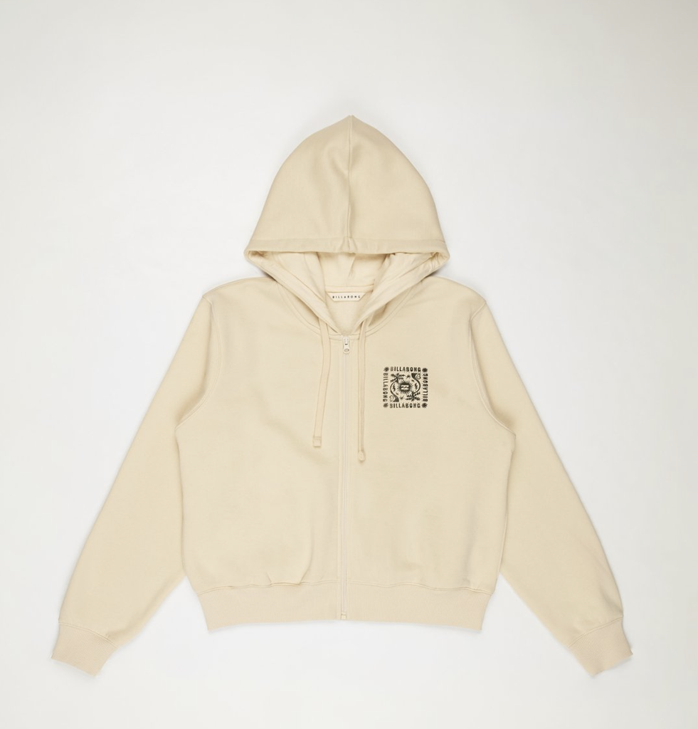 Sudadera con Cremallera Always Looking - White Cap