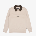 Sudadera con Media Cremallera Billabong Winton Half - Oatmeal