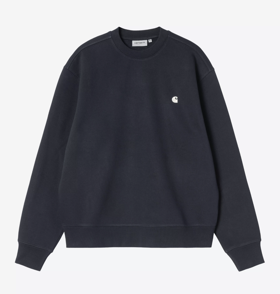 Sudadera Carhartt WIP Mack - Dark Navy/Wax