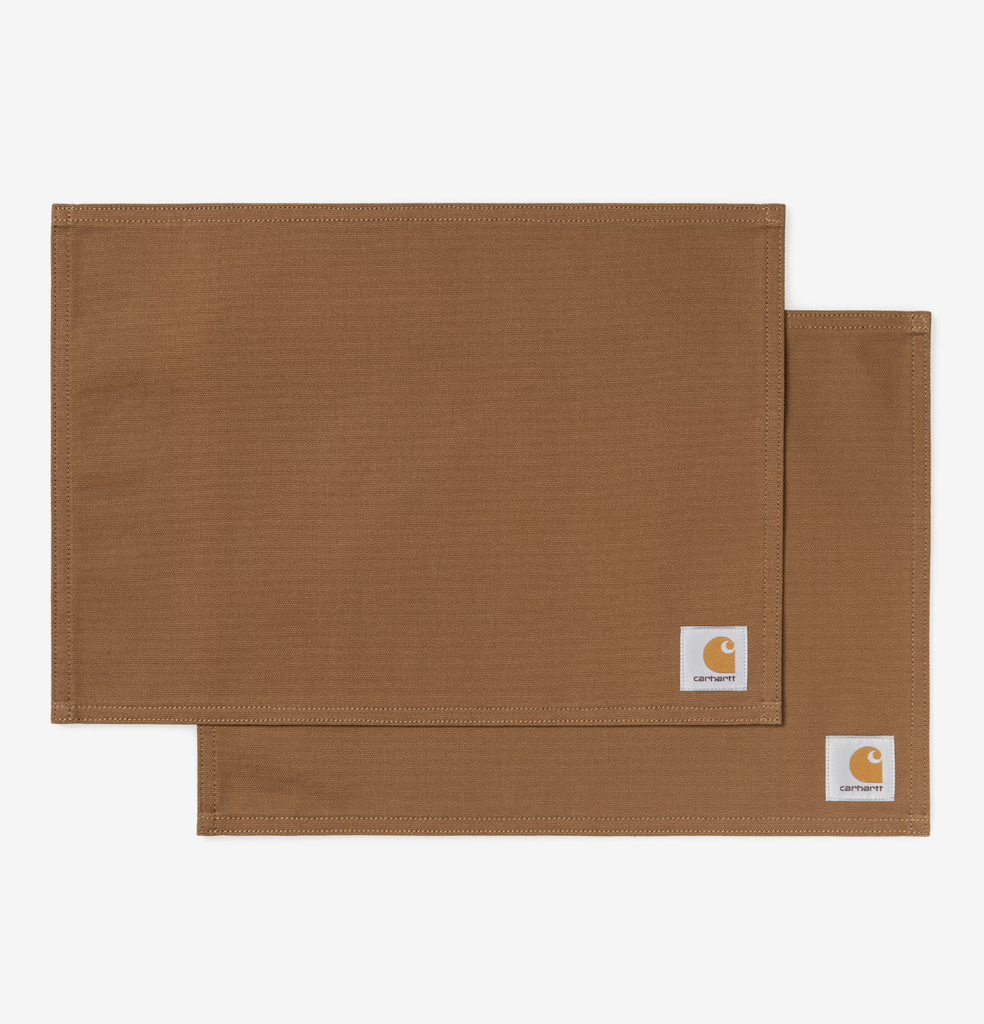 Manteles Individuales Carhartt WIP Canvas Table Set (pack de 2) - Hamilton Brown