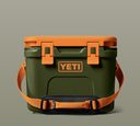 Nevera Portátil Yeti Roadie 15 - Olive/King Crab Orange