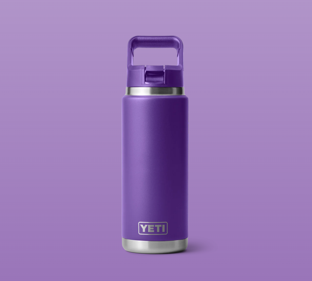 Botella con Tapa de Pajita Yeti Rambler 26 oz (769 ml) - Pace Purple