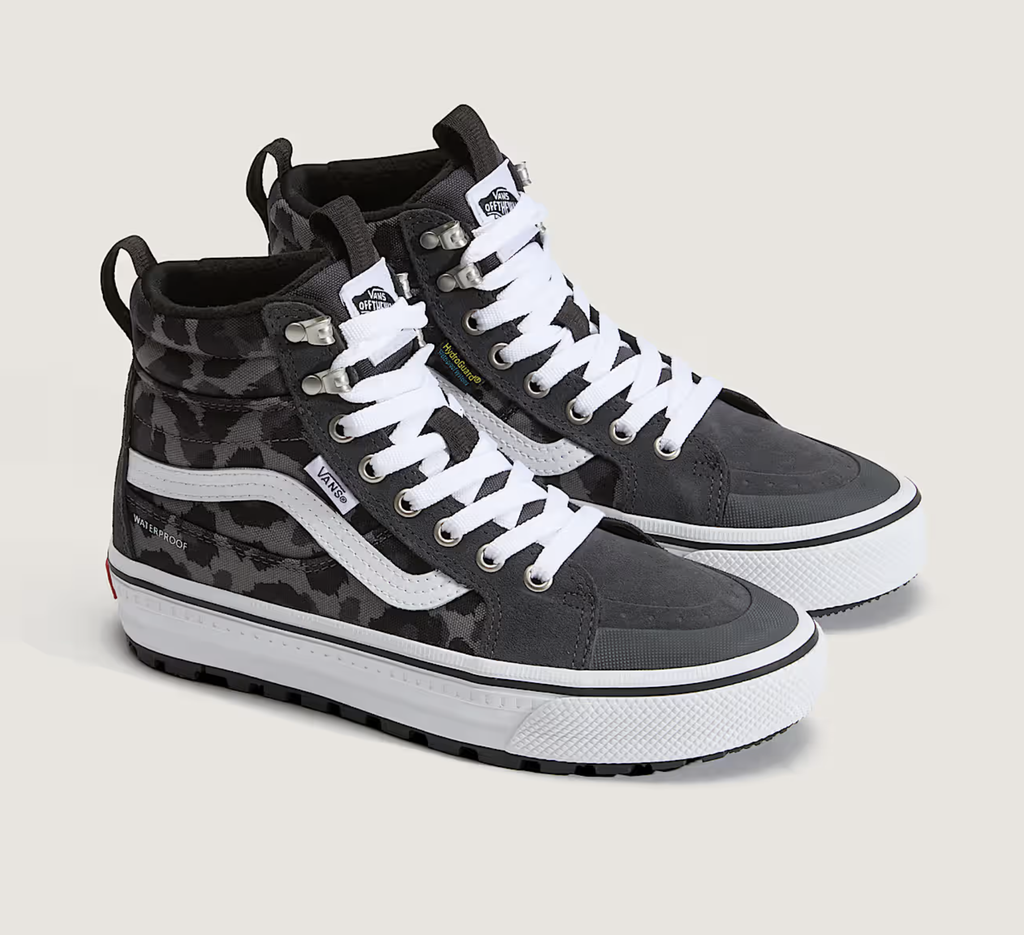 Zapatillas Vans Sk8-Hi Waterproof - Leopard Charcoal Grey