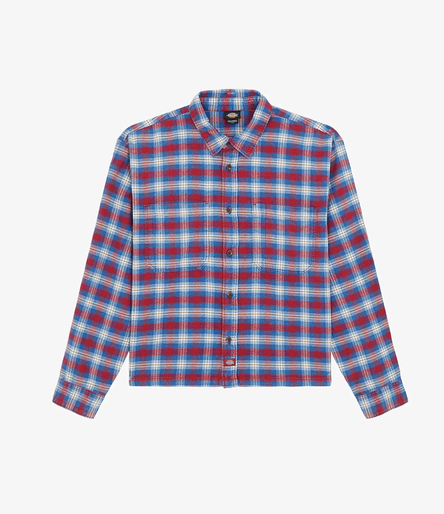 Camisa de Manga Larga Dickies Jerome Cropped - Deep Claret
