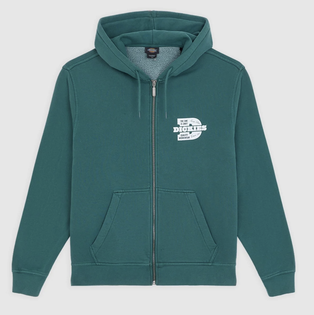 Sudadera Dickies Minden Zipped -  Dark Green