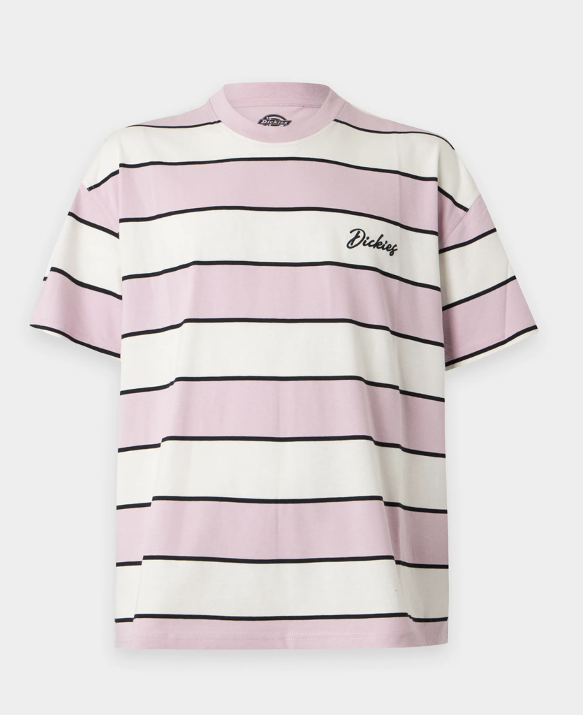 Camiseta Dickies Embroidery Stripe - Ecru