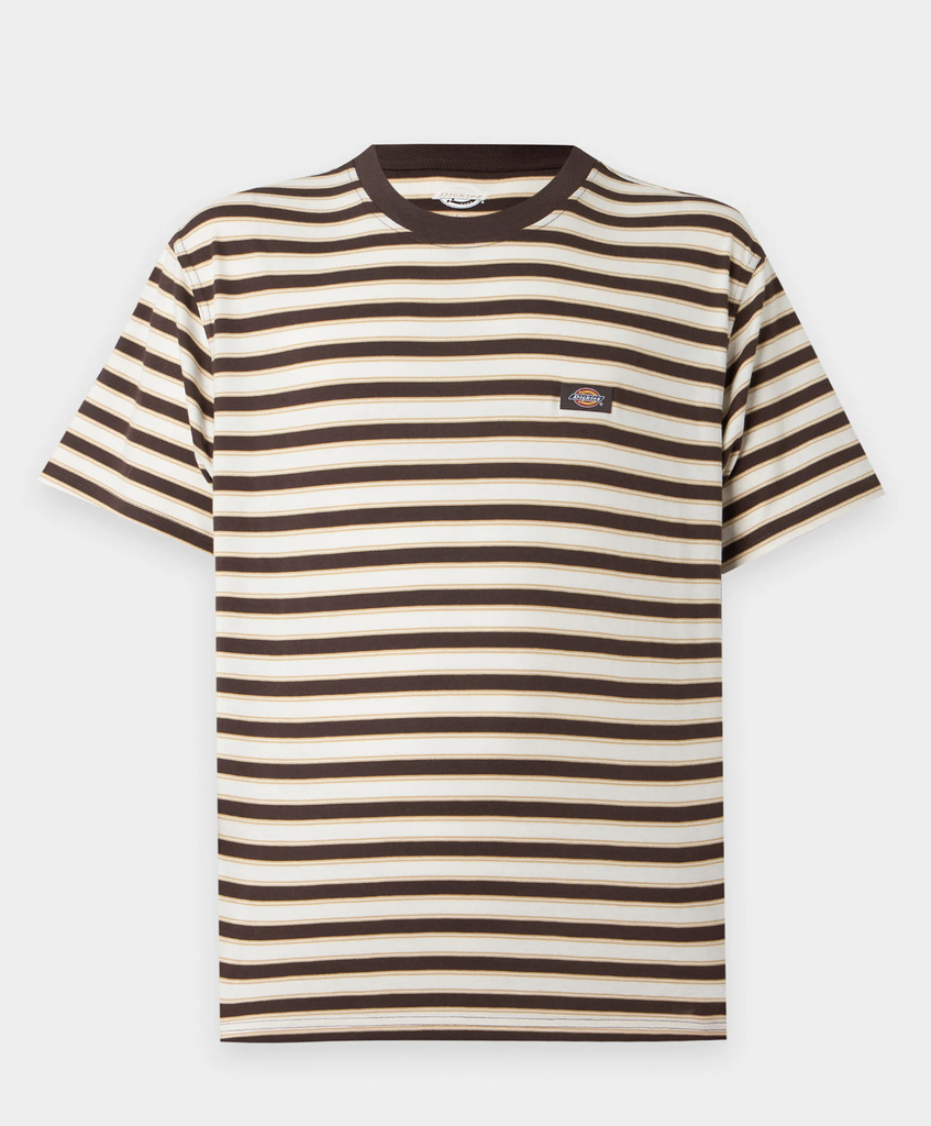 Camiseta Dickies Stripe Tee - Chocolate Brown