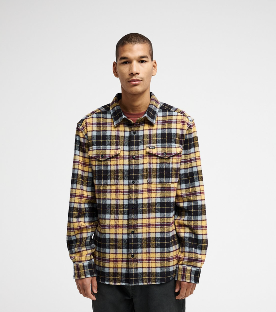 Camisa Rvca Hugues Heavy - Ochre