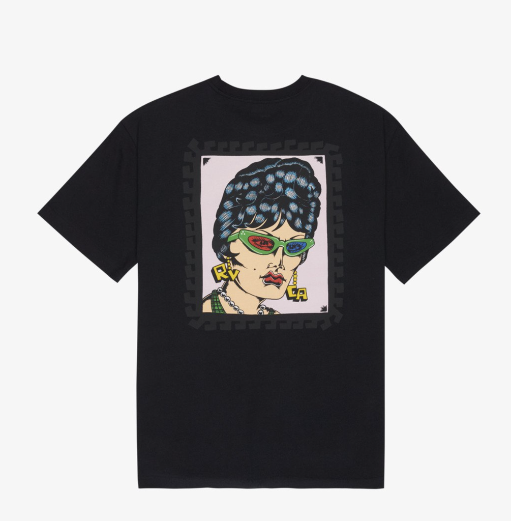 Camiseta Rvca Barba Bangles - Black