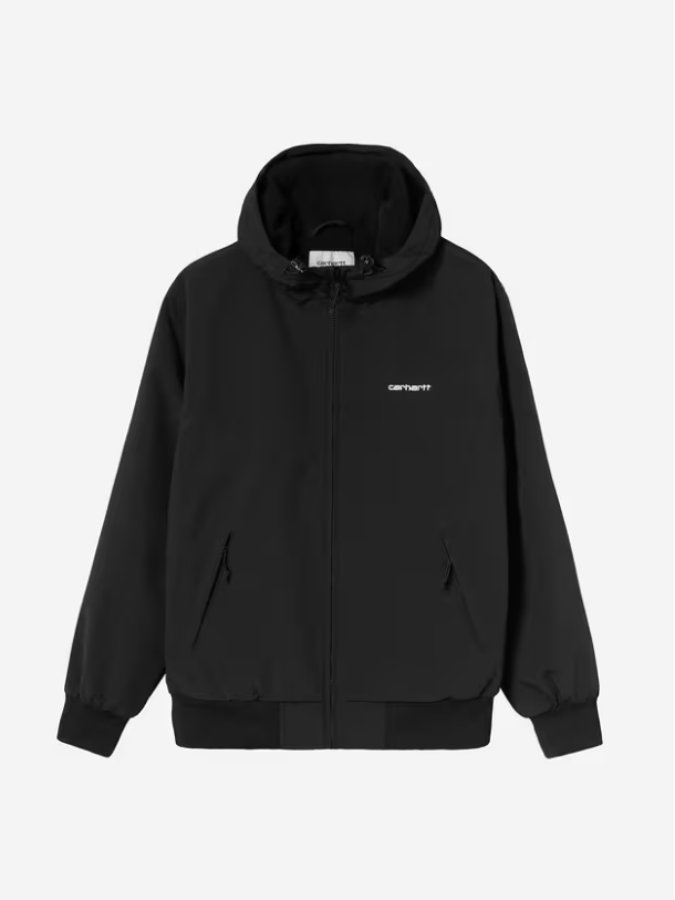 Chaqueta Cortavientos Carhartt Hooded Sail Jacket - Black/White