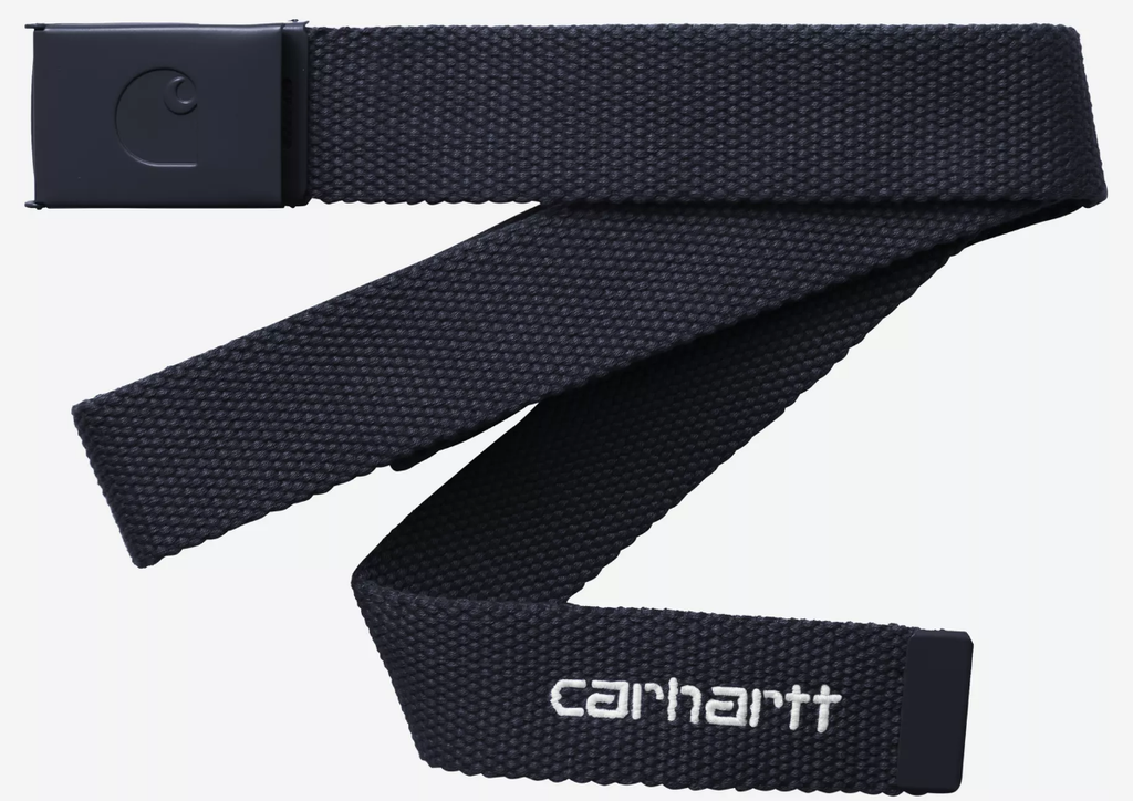 Cinturón Carhartt WIP C-Logo Belt Tonal - Dark Navy / White