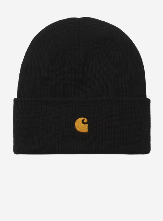 Gorro Carhartt WIP Chase - Black/Gold