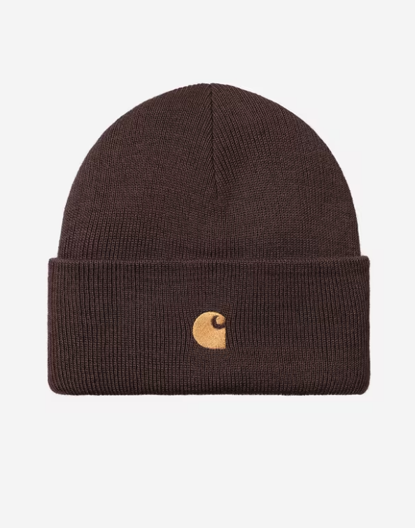 Gorro De Invierno Carhartt WIP Chase - Palisander / Gold