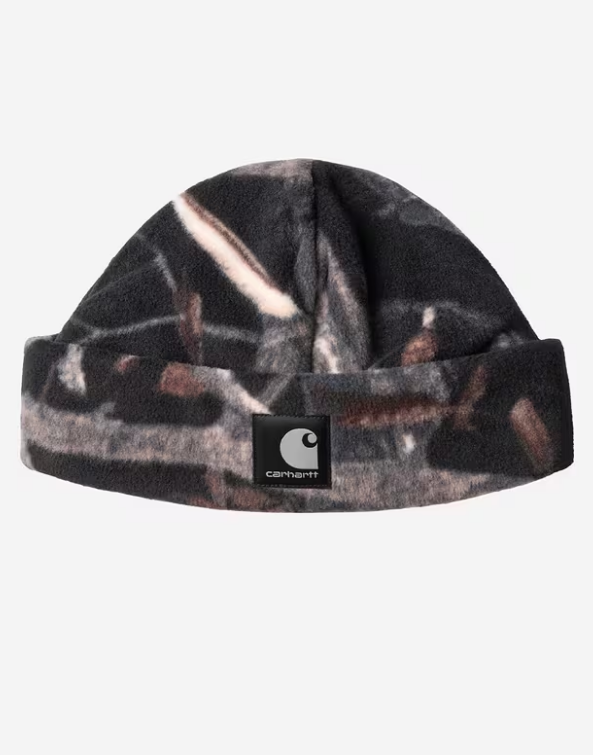 Gorro Carhartt WIP Blevin - Camo Feather Tree / Black