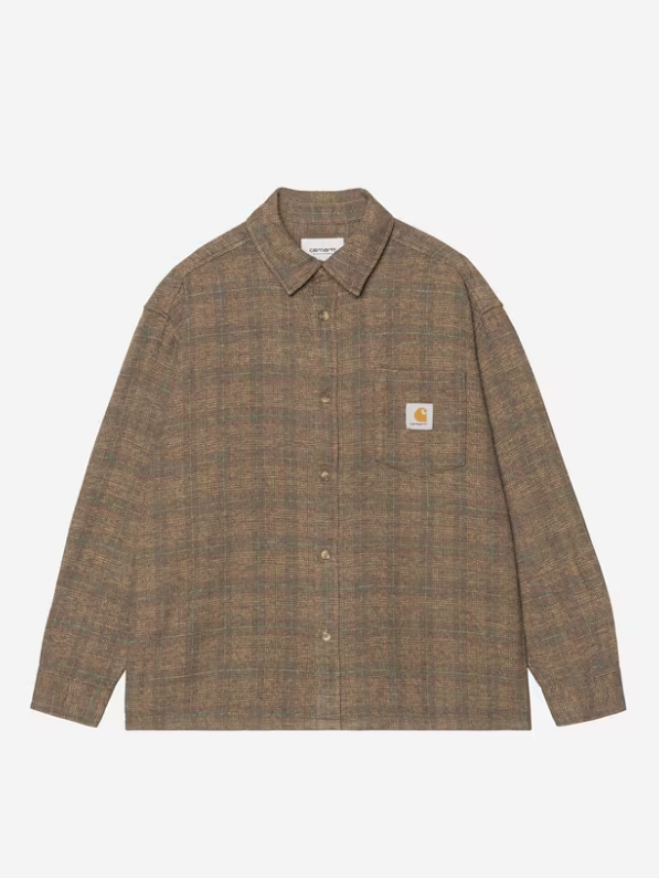 Camisa Carhartt WIP Bagley L/S - Bagley Check/Hamilton Brown