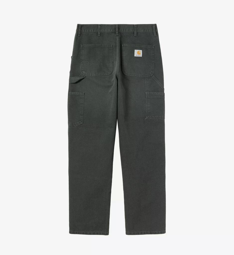 Pantalón Carhartt WIP Double Knee - Raven (Stone Canvas)