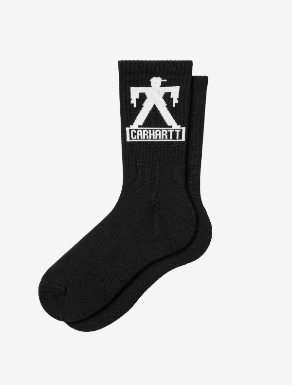 Calcetines Carhartt WIP Bricky Man - Black / Wax