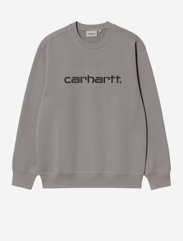 Sudadera Sin Capucha Carhartt WIP - Shady Grey / Dark Navy