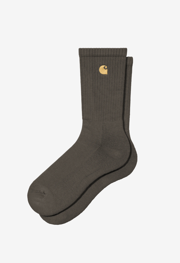 Calcetines Carhartt WIP Chase - Shungite/Gold