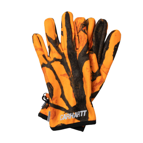 Guantes Carhartt WIP Beaufort Gloves - Camo Tree/Orange/Reflective