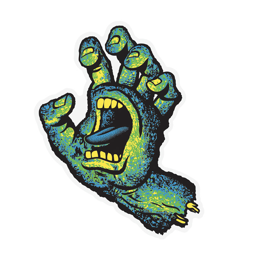 Pegatinas Santa Cruz Street Creep Hand Sticker