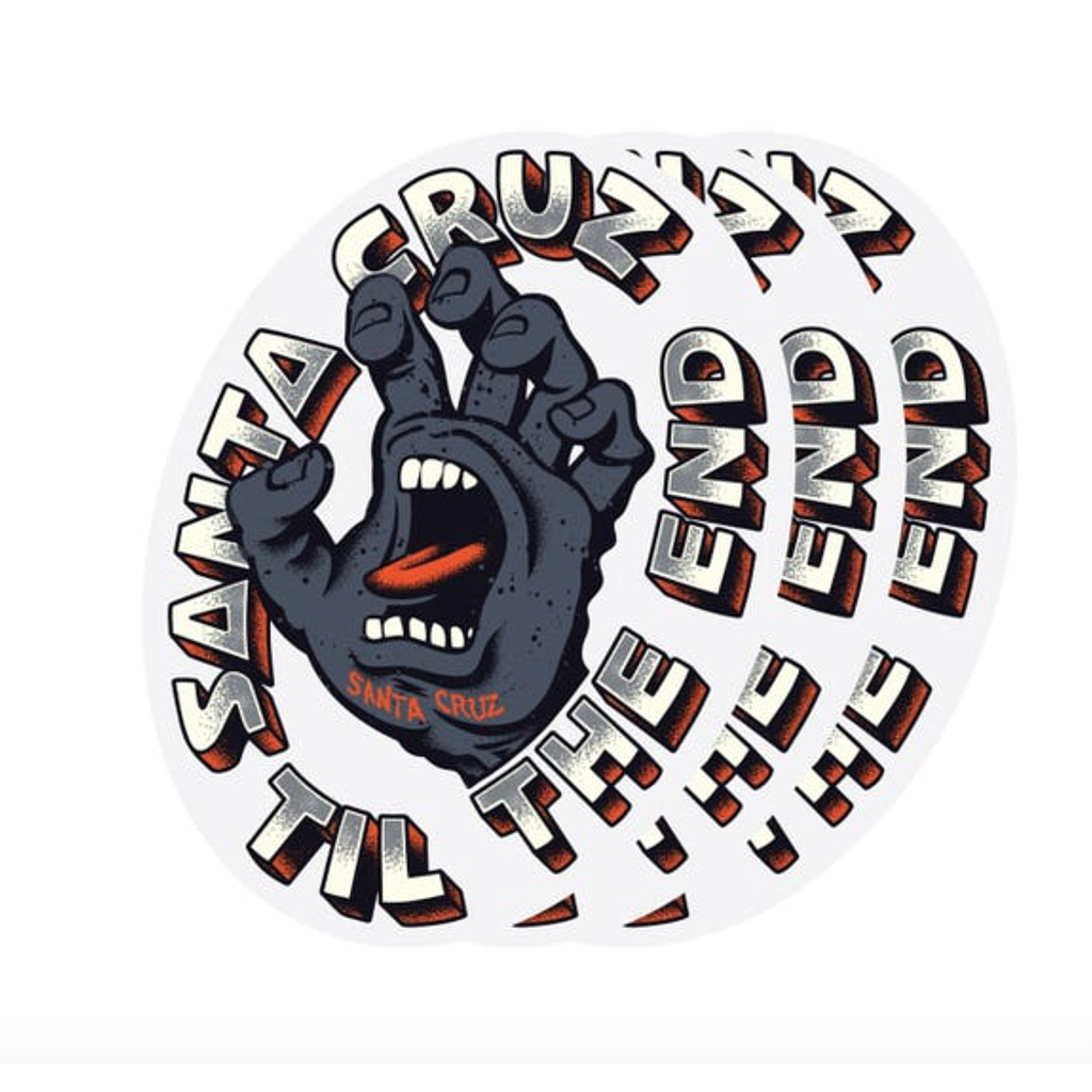 Pegatinas Santa Cruz Till The End Hand