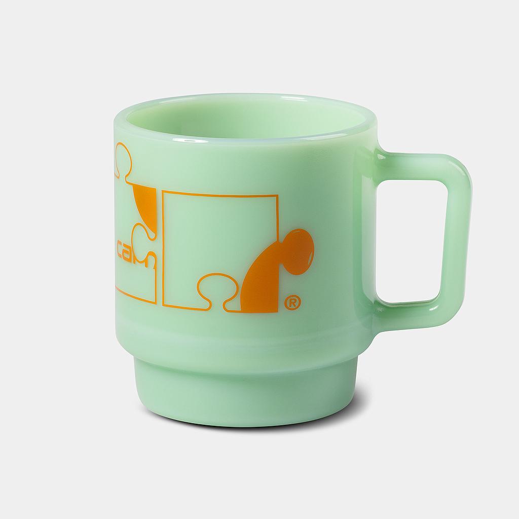 Taza Carhartt Assemble Glass Mug - Jade / Orange