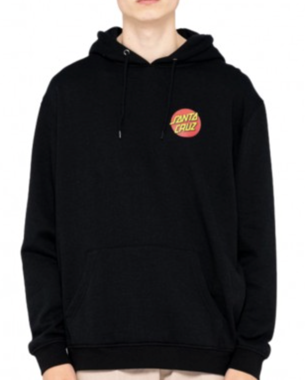 Sudadera Con Capucha Santa Cruz Classic Dot Chest - Black