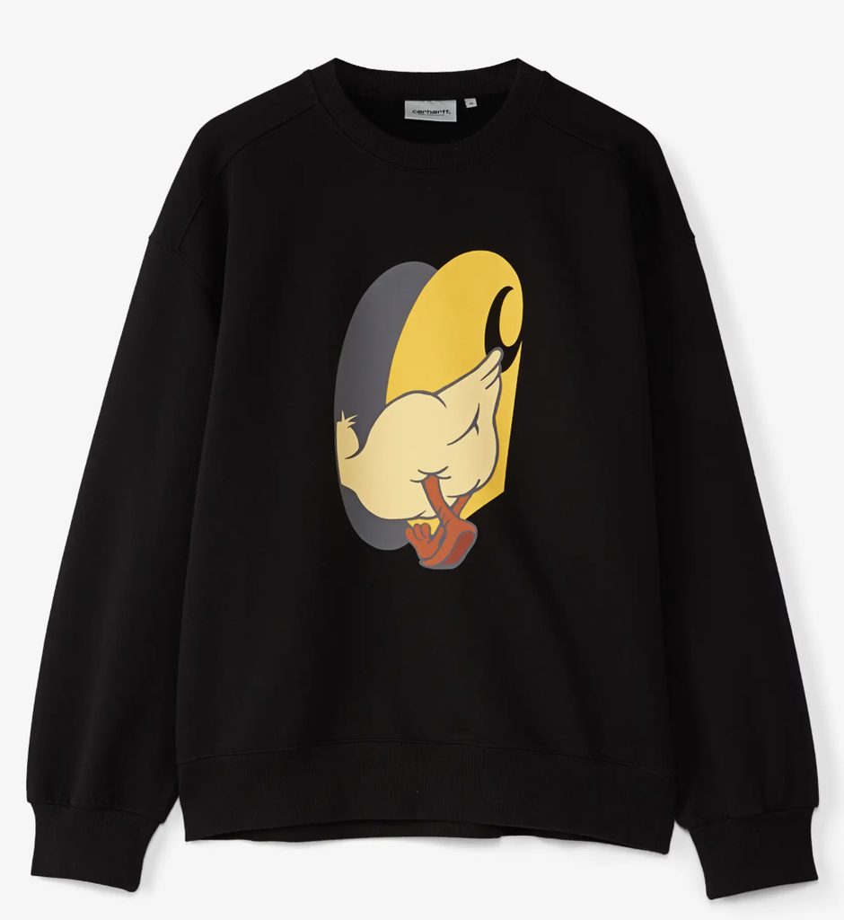 Sudadera Carhartt Deadkebab Knock Knock - Black